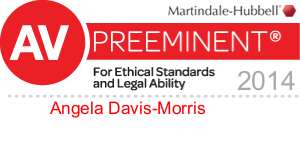 martindale-hubbell av preeminent for ethical standards and legal ability 2014 angela davis-morris
